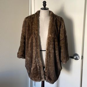 Faux fur coat